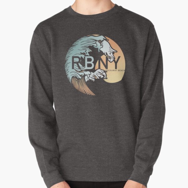 Rockaway Beach Wave Pullover Sweatshirt