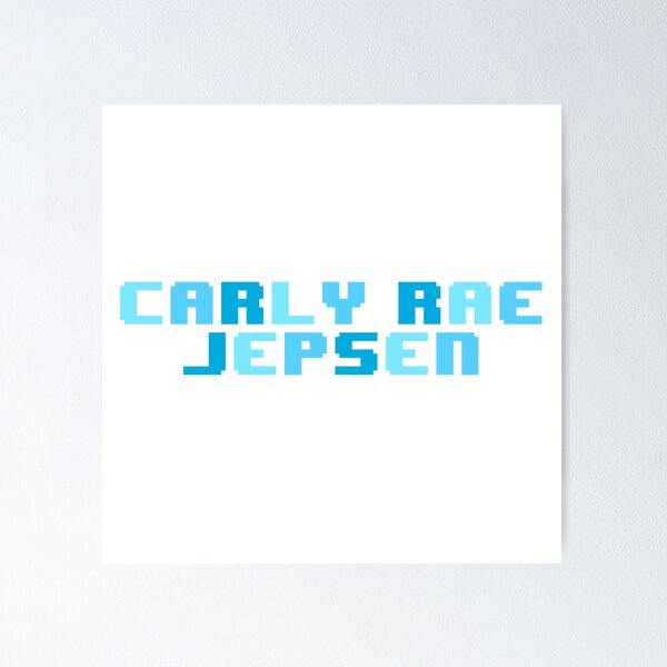 Item preview, carly rae jepsen pixel blue designed and sold by jinxmaya.