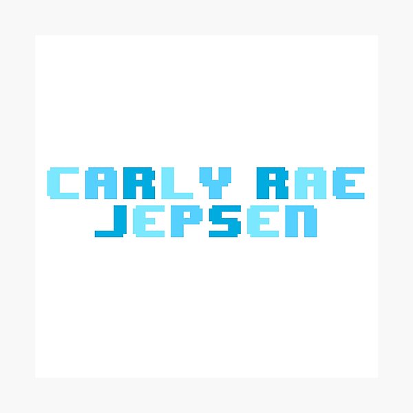Item preview, carly rae jepsen pixel blue designed and sold by jinxmaya.