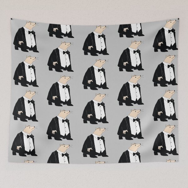 Item preview, dog in tuxedo designed and sold by glowglowworm.