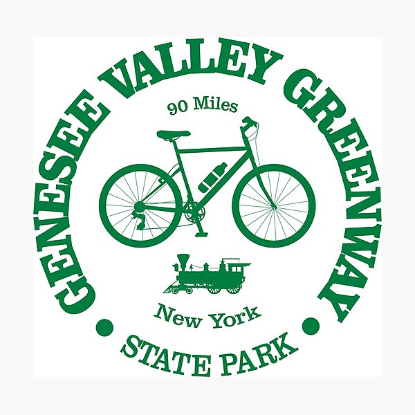 Item preview, Genesee Valley Greenway (Cycling) designed and sold by curranmorgan.