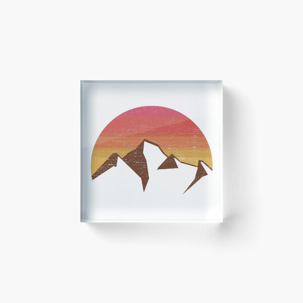 Item preview, vintage mountain sunset designed and sold by pholange.