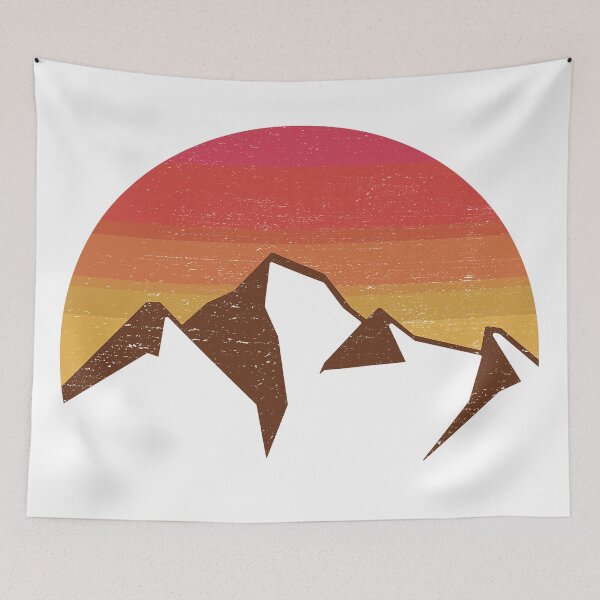 Item preview, vintage mountain sunset designed and sold by pholange.