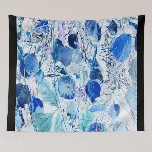 Item preview, Blue leaves designed and sold by LoraSi.