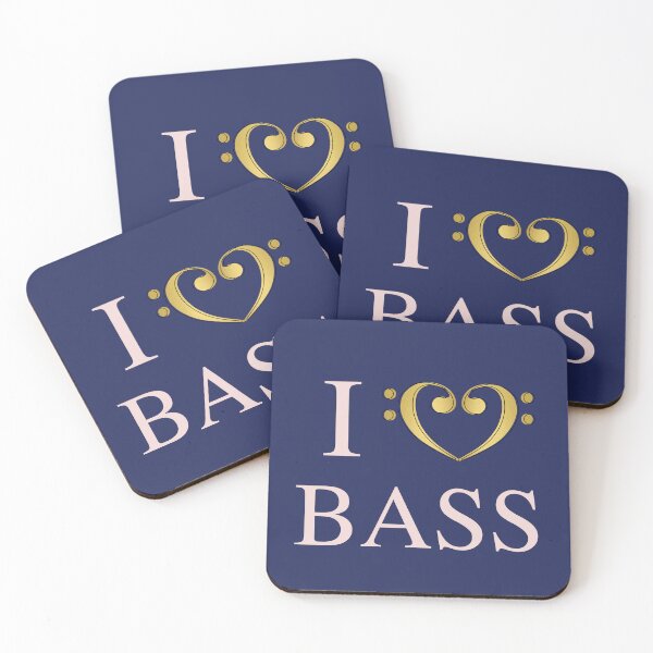 Item preview, I Heart Bass Love designed and sold by SortaPrettyOk.