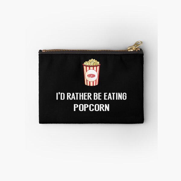 Item preview, Id Rather Be Eating Popcorn - With Illustration designed and sold by Grimwear Co..