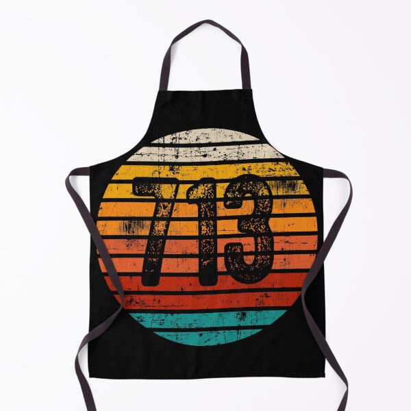 Item preview, Distressed Vintage Sunset 713 Area Code designed and sold by Gold Wings Tees.