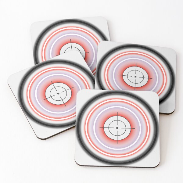 Item preview, Blank template for sport target shooting competition with neon colour circles.  designed and sold by Giree07.