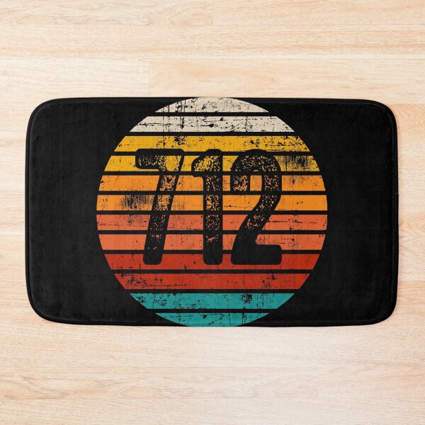 Item preview, Distressed Vintage Sunset 712 Area Code designed and sold by Gold Wings Tees.