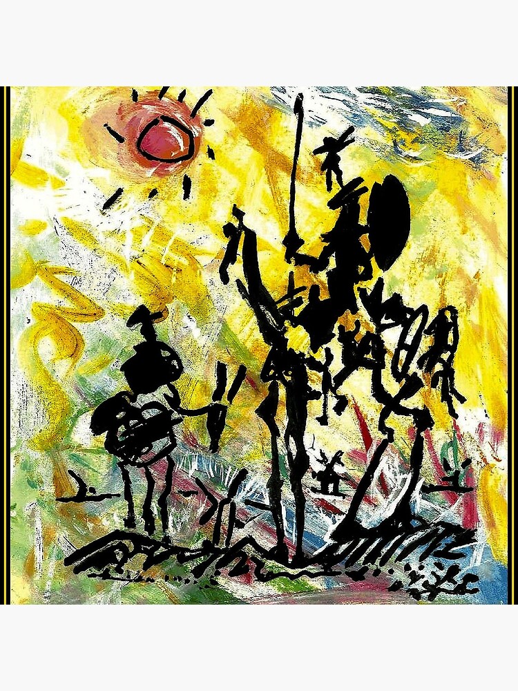 DON QUIXOTE : Vintage Abstract Painting Print by posterbobs