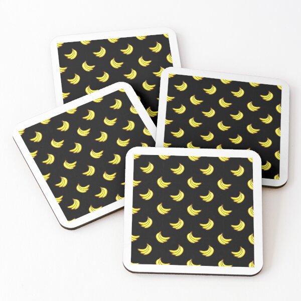 Item preview, Banana seamless pattern Black Background designed and sold by GetUpStudios.