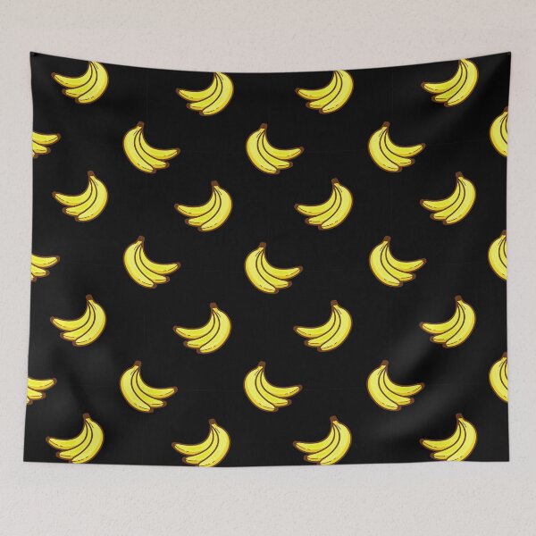 Item preview, Banana seamless pattern Black Background designed and sold by GetUpStudios.