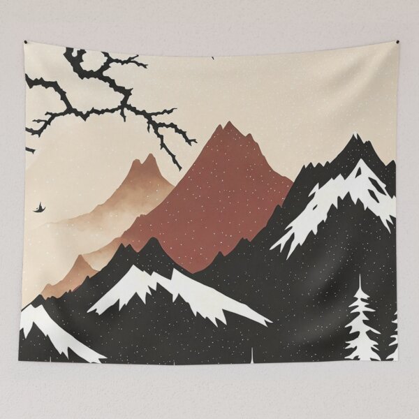 Item preview, Stormy Mountain Vista - Nature Scene and Distant Lands designed and sold by Beholder Images.