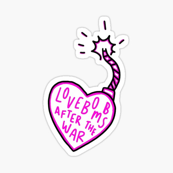 ⭐ 50 Piece Love Heart/Valentines Day Style Sticker Bomb Sticker