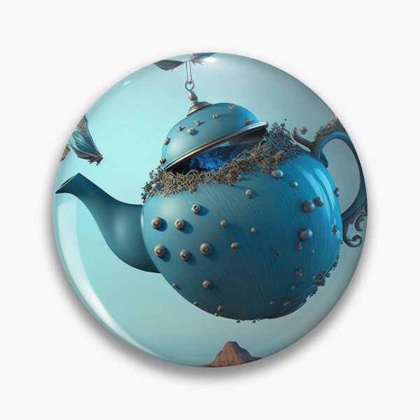 Item preview, Flying Blue Teapot Fantasy! designed and sold by Bleknervin.