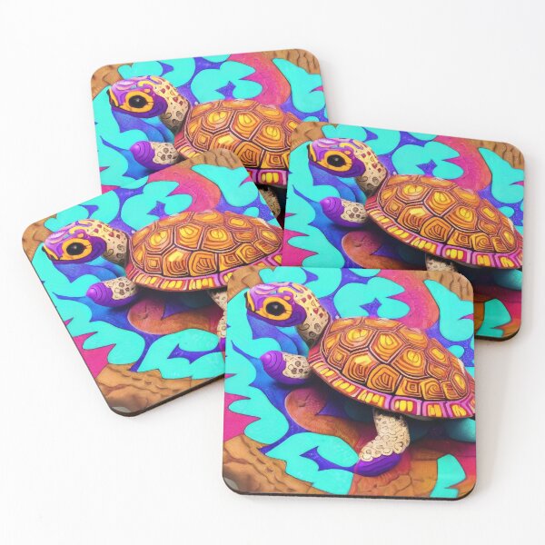 Item preview, Turtle alebrije, AI art designed and sold by Dendros-Studio.