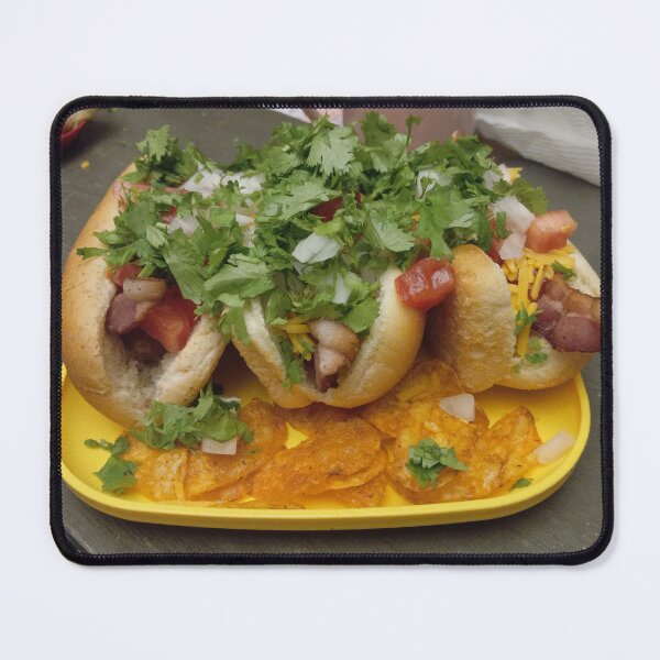 Item preview, homemade loaded cilantro & applewood smoked bacon dogs designed and sold by richard ely.