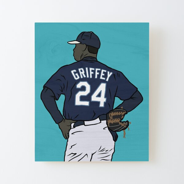 Ken Griffey Jr. Swing Art Board Print for Sale by RatTrapTees