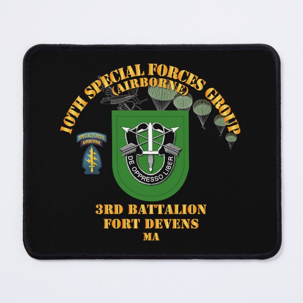 Item preview, SOF - 3rd Bn 10th SFG - Ft Devens MA designed and sold by Military Insignia Products.