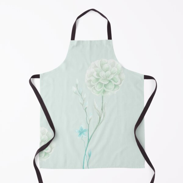 Item preview, Light green blue flower with leaves designed and sold by IrinaIkar.
