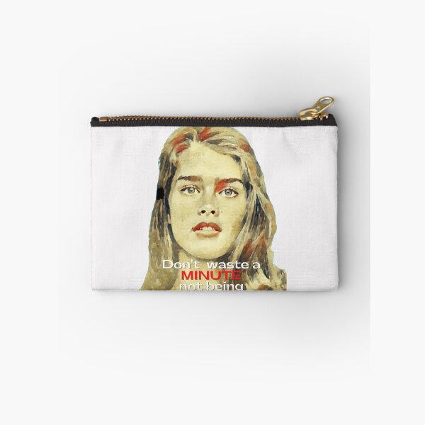 Item preview, Don't waste a minute not being happy - Brooke Shields designed and sold by Vicky021.