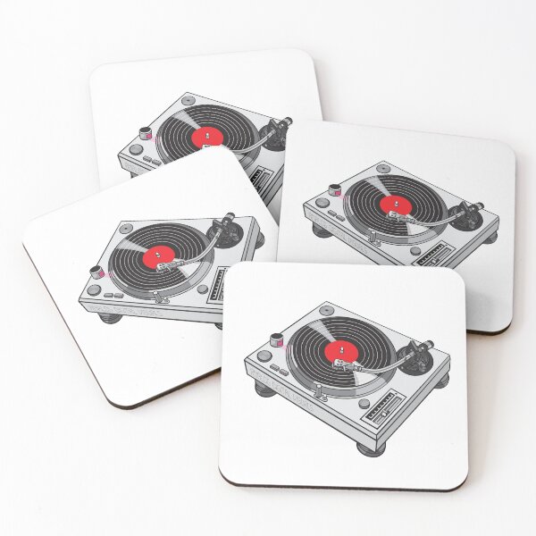 Item preview, DJ Turntable Retro Graphic Tee (Gray Colorway) Analog / Music designed and sold by analogdigitalvz.