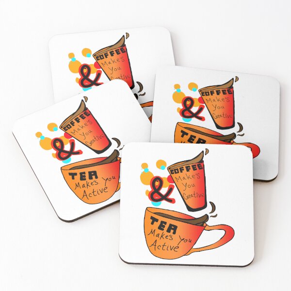 Item preview, Coffee & Tea - Makes You Active & Creative  designed and sold by artofayaz.