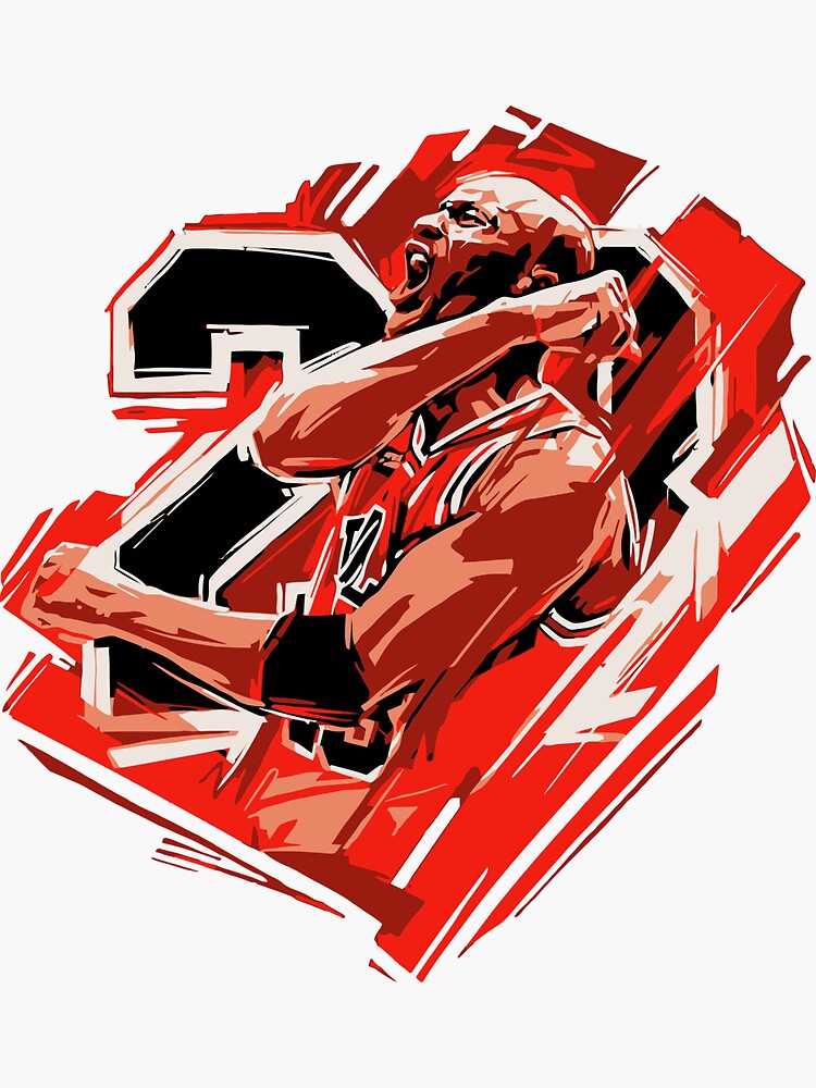 "MJ inspired fan art 2" Sticker for Sale by radrikred Redbubble