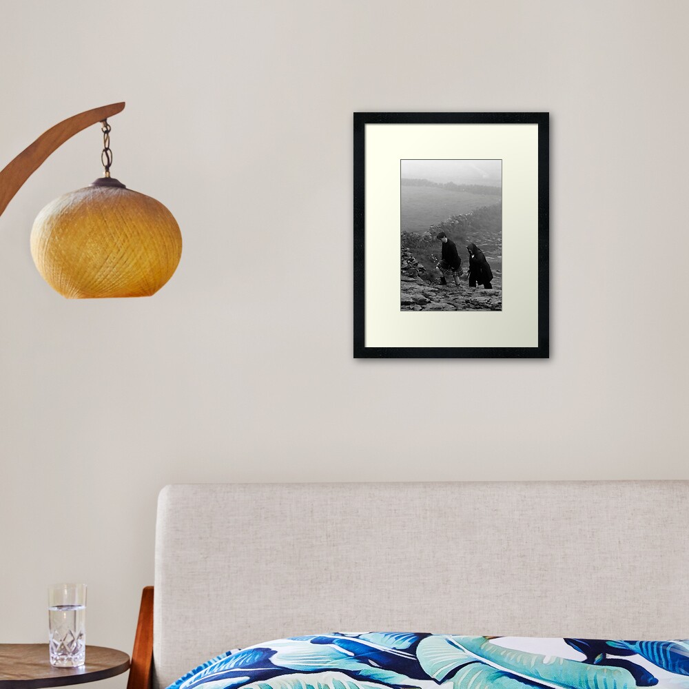 The Scot is Coming Framed Art Print