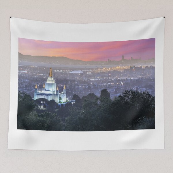 Item preview, Oakland Temple and City from Oakland Hills designed and sold by yhelfman.