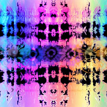 Artwork thumbnail, Rainbow Shibori by Nina May Designs