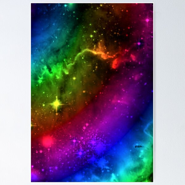 Item preview, Astropop - A Brightly Colored Rainbow Design designed and sold by artandsoul38.