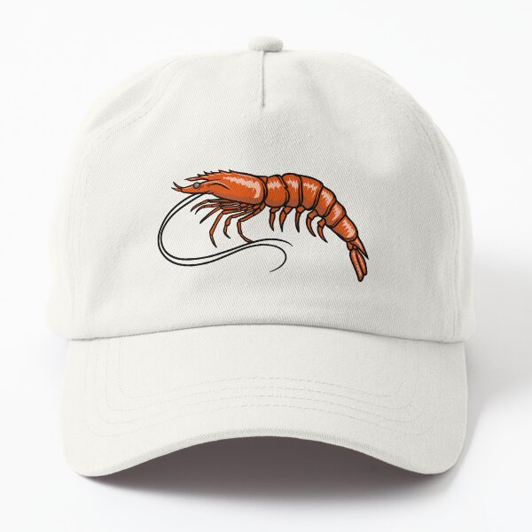  Shrimp Pattern Sea Food Bucket Fisherman Hat Casual