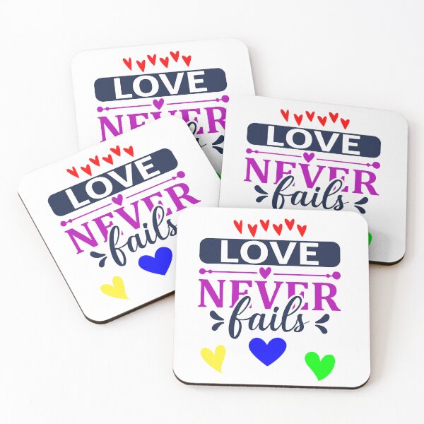 Item preview, Love Never Fails designed and sold by EdiDeleffe.