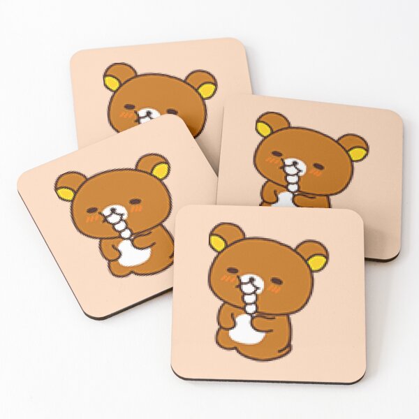 Item preview, Rilakkuma Eating Marshmallow designed and sold by ggpandele.