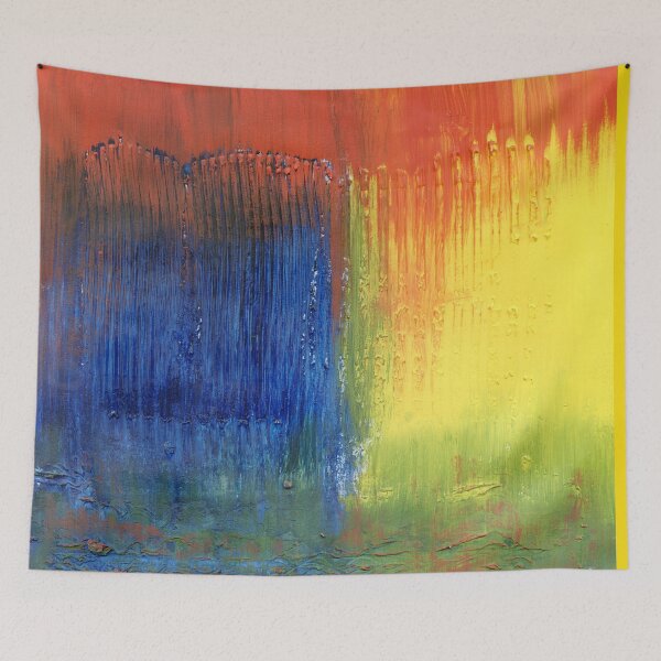 Item preview, Sunset Fountain Acrylic Painting designed and sold by Heatherian.