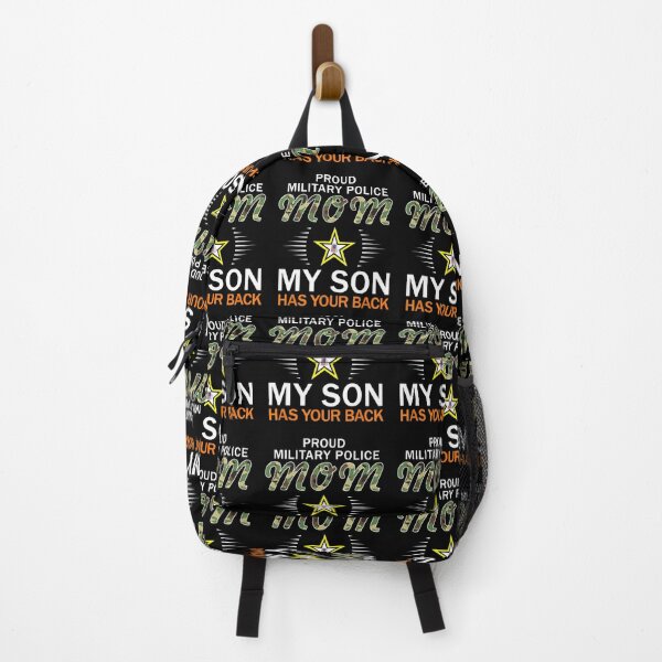 Item preview, My Son Has Your Back-Proud MP Military Police Mom Army designed and sold by EricGomezz.