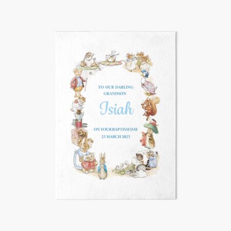 Beatrix potter personalised fashion christening gifts