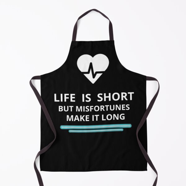 Item preview, life is short but misfortunes make it long designed and sold by mahass.