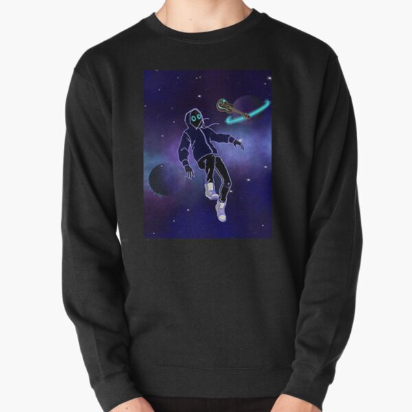 flcl fighter wearing streetwear with vintage astronaut