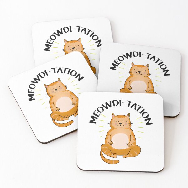 Item preview, Meowdi-tation designed and sold by FASHIONGALLERIA.