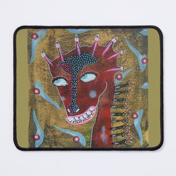 Item preview, Weird Horse Square Format designed and sold by BeaOutsiderArt.