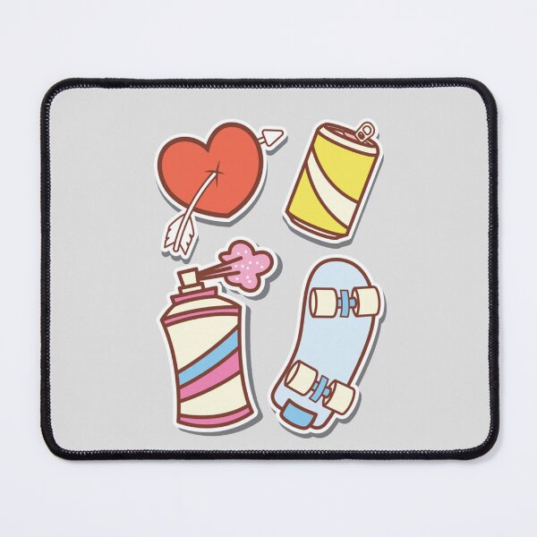 Item preview, Skateboard And Daily Objects designed and sold by swearnoodles.