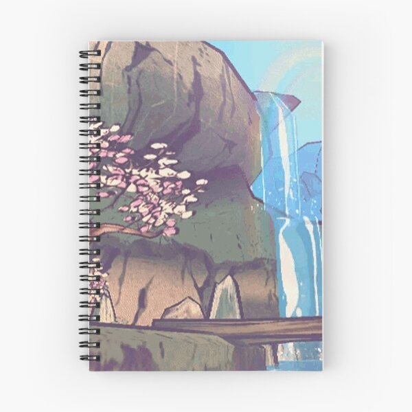 Item preview, Okami Video Game Sakura Blossom Cherry Waterfall Rainbow designed and sold by kawaiicrossing.