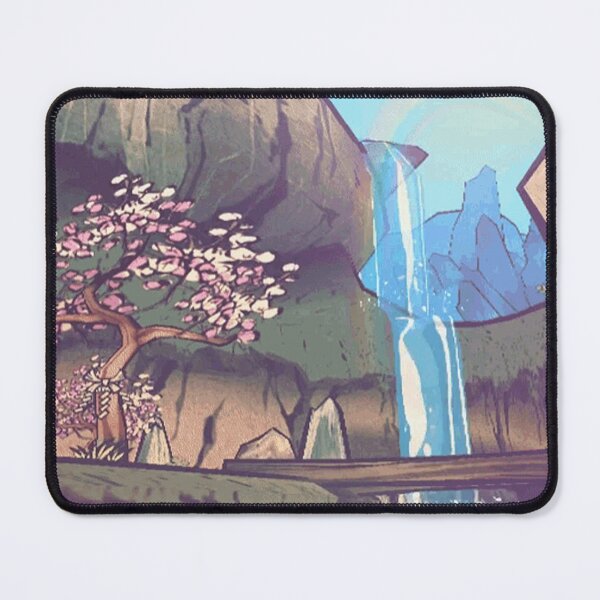 Item preview, Okami Video Game Sakura Blossom Cherry Waterfall Rainbow designed and sold by kawaiicrossing.