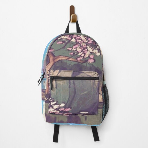 Item preview, Okami Video Game Sakura Blossom Cherry Waterfall Rainbow designed and sold by kawaiicrossing.