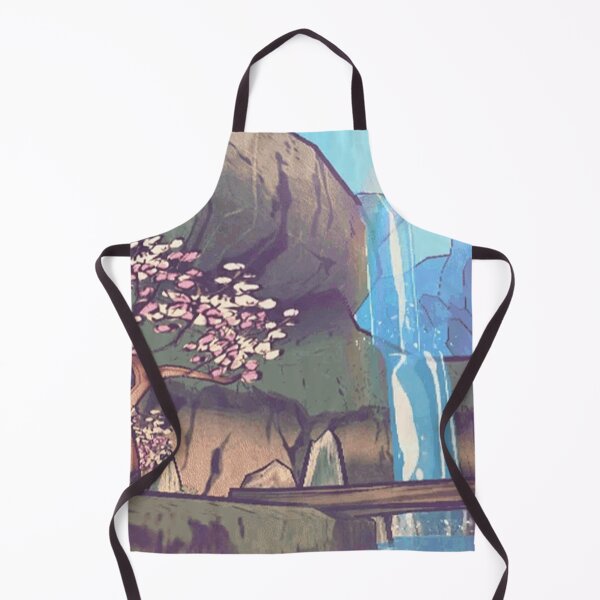 Item preview, Okami Video Game Sakura Blossom Cherry Waterfall Rainbow designed and sold by kawaiicrossing.