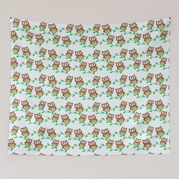 Item preview, Cute Cartoon Owls Pattern designed and sold by onestopgiftshop.