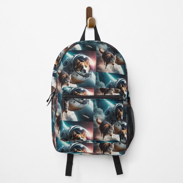 Item preview, Cat Following Dog in Spacecraft in Outer Space! designed and sold by Bleknervin.