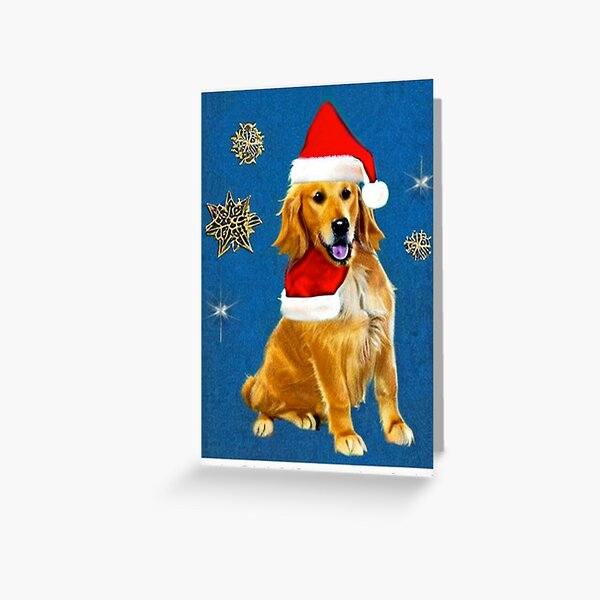 Cute Preppy Golden Retriever Christmas Jeep - Golden Retriever